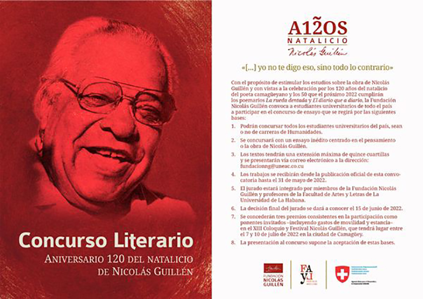 celebrara-la-fundacion-nicolas-guillen-el-aniversario-120-del-poeta-nacional
