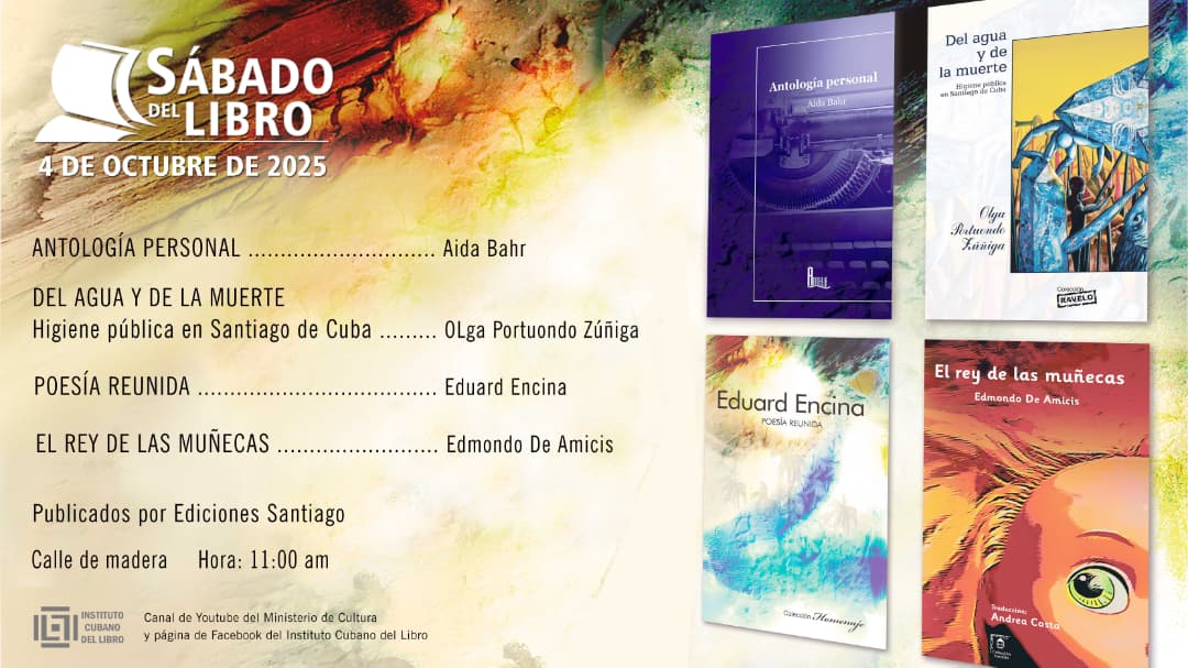 titulos-de-ediciones-santiago-en-cita-literaria-en-la-habana